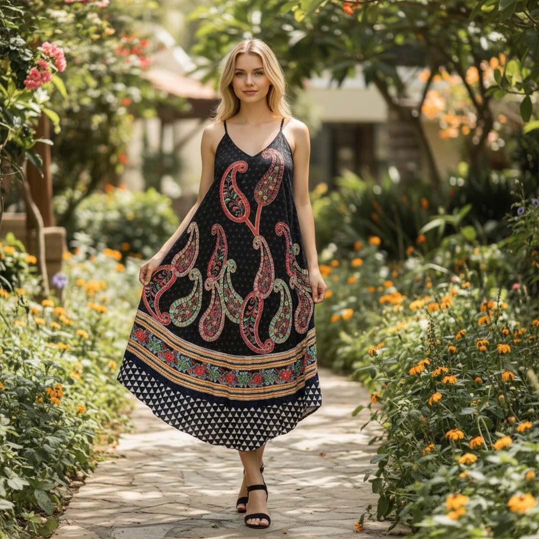 Vestidos Solera con Bolsillos Dokavari Chile