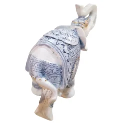 Alternative view of Figura Elefante Hindú Decorativo De La Suerte Resina Azul