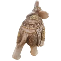 Alternative view of Figura Elefante Hindú Decorativo De La Suerte Resina Bronce