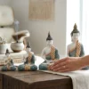 Set 4 Figuras De Buda Decorativas De Resina Para Meditación - Dokavari Chile