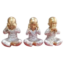 Set 3 Budas Sordo Ciego Mudo