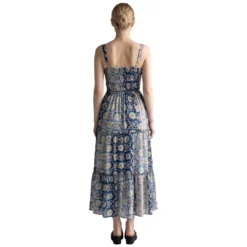 Alternative view of Vestido Seda con Tiras Ajustables