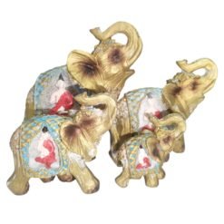 Elefantes Familia 4pcs. De La Suerte