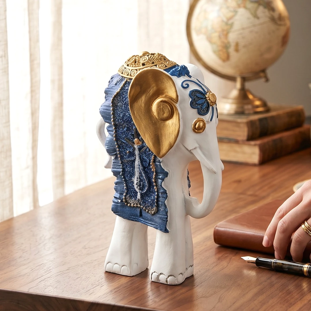 Figura Elefante De La Suerte Thai Feng Shui 15 Cm - Dokavari Chile