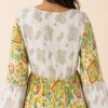 Vestido Boho Largo Estampado con Mangas Acampanadas - Imagen 6