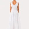 Vestido Maxi Boho Blanco Bordado – Antonella - Imagen 4