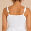 Vestido Maxi Boho Blanco con Bordado Floral – Isidora - Imagen 4